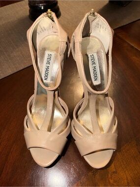 Steve Madden Haylow Blush Nude Stiletto Heels Size: 6.5
